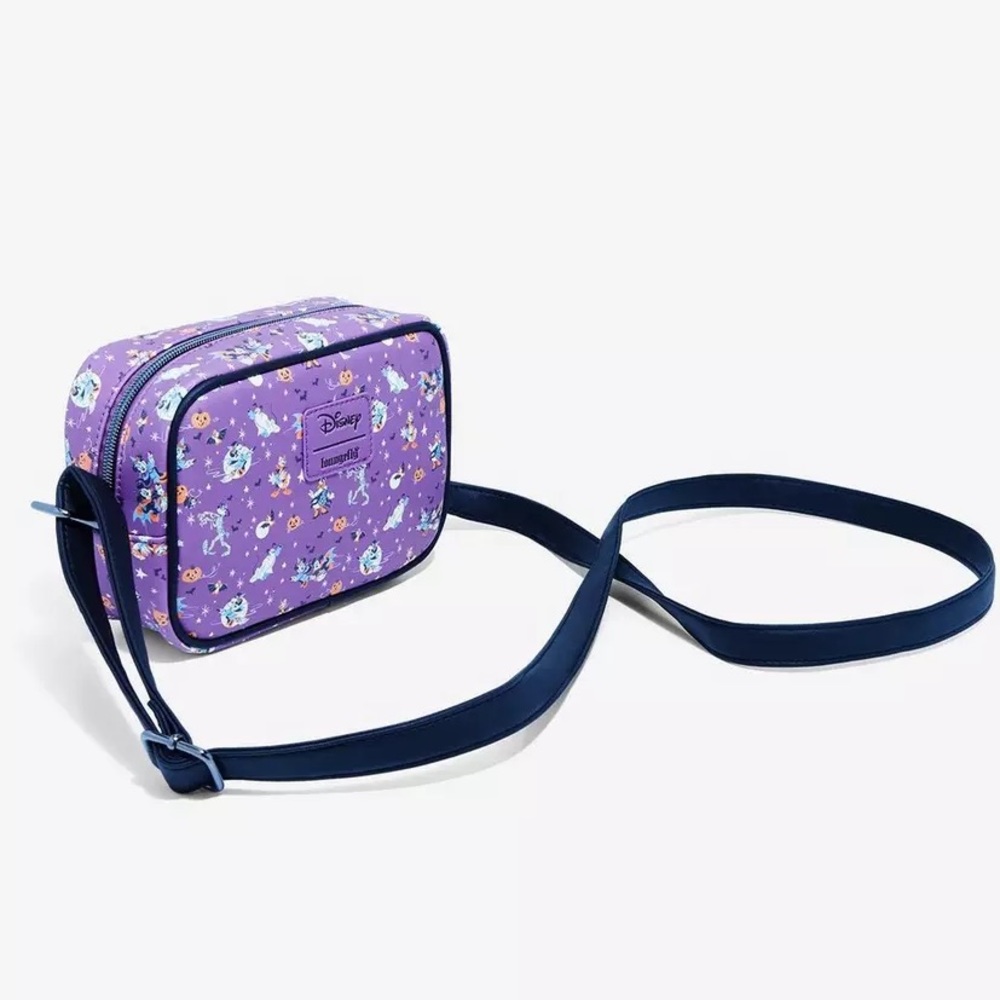 Loungefly -Disney Mickey Mouse And Friends Vintage Halloween Crossbody Bag - Picture 2 of 6